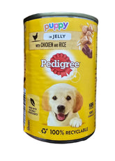 Pedigree Puppy Chicken & Rice In Jelly Dog Food 400g
