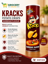 KRACKS BARBEQUE FLAVOUR POTATO CRISPS