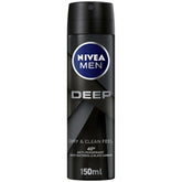 NIVEA BODY SPRAY DEEP BLACK CARBON 150ML