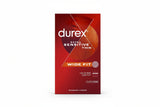 Durex Extra Sensitive Thin Wide Fit Condom 12-Pack