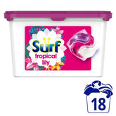 Surf Washing Capsules Tropical Lily 3 in 1 Capsules 18 washes