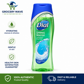 DIAL SPRING WATER HYDRATING BODY WASH 473ML