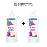 St.lves Body Lotion Softening Coconut & Orchid 621ml 1+1