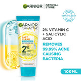 Garnier Bright Anti-Acne Face Wash 100ml