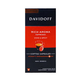 DAVIDOFF RICH AROMA ESPRESSO VIVID & SPICY COFEE CAPSOLES 55