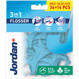 Jordan Dental Floss  3 in 1