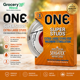ONE SUPER STUDS CONDOM 3 PCS