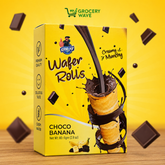 KERNEL POP WAFER ROLLS CHOCO BANANA 80G