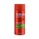 GILLETTE FUSION SHAVE GEL SENSITIVE WITH ALMOND OIL 75 ML