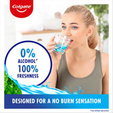 Colgate Plax Cool Mint Mouthwash 500ml - Fresh Breath mouthwash - Instant Long-Lasting Freshness - no Burn Experience - 24/7 Plaque Protection When Used Twice Daily - clinically Tested by Dentists