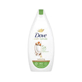 Dove Care By Nature Restoring With Coconut Oil & Almond Body Wash 225ml