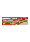 Diamond Sandwich Zipper Bag, 20 Piece
