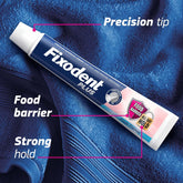 Fixodent Plus Food Barrier Denture Adhesive, Fresh Flavour 40g