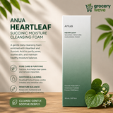 Anua - Heartleaf Succinic Moisture Cleansing Foam 150ml