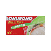 Diamond Sandwich Zipper Bags 100s