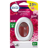 Febreze Bathroom Anti-Mould Odour Air Freshener, Ruby Jasmine Scent, 7.5ml