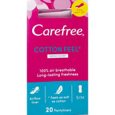 Carefree Normal with Cotton Extract Panty Liners Pads Pack of 20