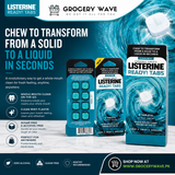 Listerine Ready! Tabs Clean Mint Chewable Tablets – 8 Tablets