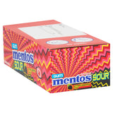 Mentos Sour Gum Strawberry Flavour 10x30g Box