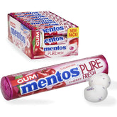 Mentos Sugar Free Pure Fresh Cherry Gum 15g - 24 Count
