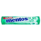 Mentos Sugar Free Pure Fresh Spearmint Gum 15g - 24 Count