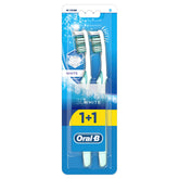 ORAL-B TOOTHBRUSH 1+1 WHITE BLALA