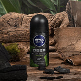 Nivea Men Deep Black Carbon Amazonia Anti-Perspirant Roll-On- 50ml