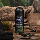 Nivea Men Deep Black Carbon Amazonia Anti-Perspirant Roll-On- 50ml