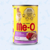 ME-O CANNED ADULT CAT FOOD - SEAFOOD IN JELLY 400GM