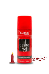 Yardlie Professional Desire Red Body Spray 150ml.