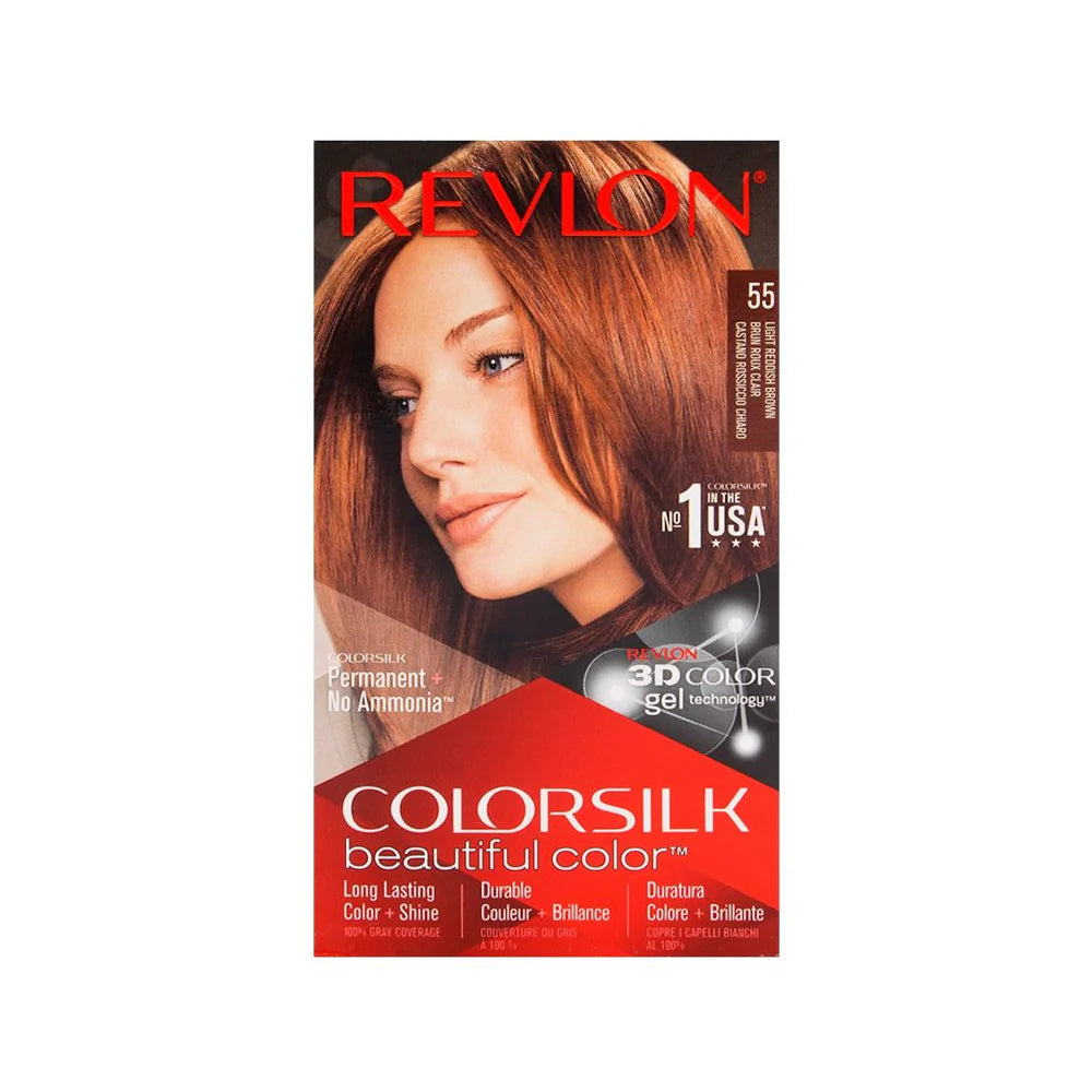 Revlon Colorsilk Light Reddish Brown Hair Color 55