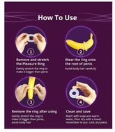 Feel Pleasure Ring Pack of 2 USA