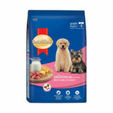 SMARTHEART DRY PUPPY FOOD BEEF AND MILK FLAVOR 450GM