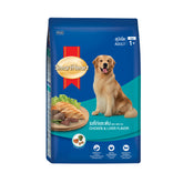 SMARTHEART DRY ADULT DOG FOOD CHICKEN & LIVER FLAVOR 500GM
