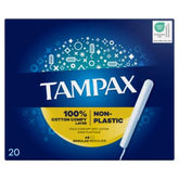 Tampax Cardboard Applicator Super Tampons, 20-Pack