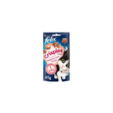FELIX CAT BISCUIT CRISPIES SALMON AND TROUT 45 GM