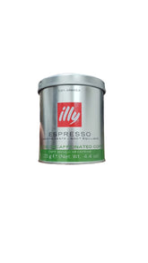 illy Espresso Ground Decaffeinated Coffee 125g