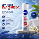 Nivea Dry Comfort Body Spray 150ml