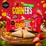 Toren Corners Crispy & Crunchy Strawberry Flavor – Corn Flakes Chocolate | Imported | 55g
