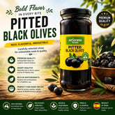 arizona fields olive black pitted 244g