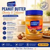 AMERICAN GARDEN PEANUT BUTTER CHUNKY 510 G