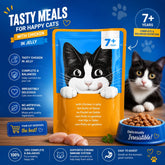 Felix Original Mixed Menu in Jelly Wet Cat Food 12x85g - Tasty &Nutritious Meals