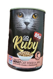 Go Local Ruby Adult Wet Cat Food Tin 400Gram