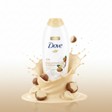Dove Shea butter and vanilla shower gel + bath foam 750 ml