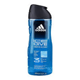 ADIDAS SHOWER GEL 3IN1 ICE DIVE MARINE EXTRACT 13.5OZ/400ML