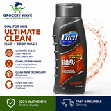 DIAL FOR MEN ULTIMATE CLEAN HAIR + BODY WASH 473ML