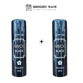 Havoc Black Deodorant Spray For Men, 200ml 1+1