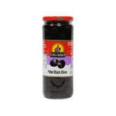 FIGARO PITTED BLACK OLIVES 240GM