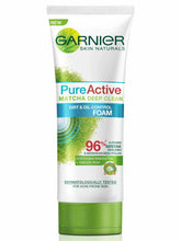 Garnier Pure Active Matcha Deep Clean Face Wash 100ml