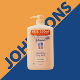 Johnsons Ph 5.5 Nourishing Body Wash With Honey 1000ml